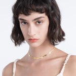The Classic Snake Chain Stars Choker Necklace The Classic Snake Chain Stars Choker Necklace