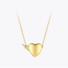 Women’s Gift Idea Gold Heart Locket Necklace