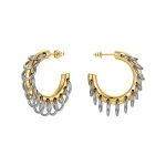 Women's Punk Chain Hoop Earrings