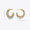 Punk Circle Loop Earrings 6