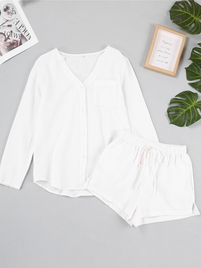 The low tide relaxed shorts & shirt set. 4