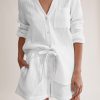 Women's low tide relaxed shorts & shirt set.