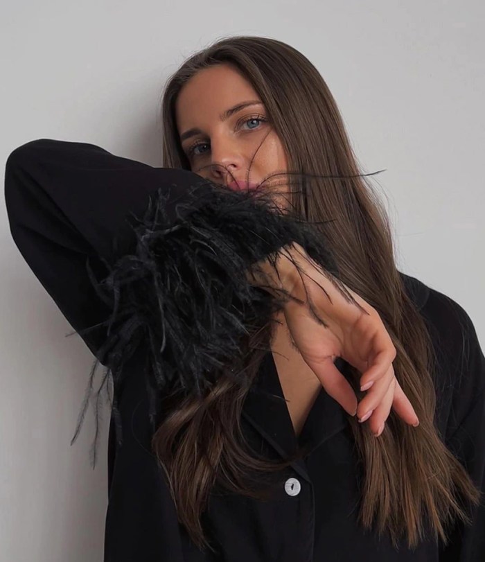 Women's Feather Pyjamas loungewear set
