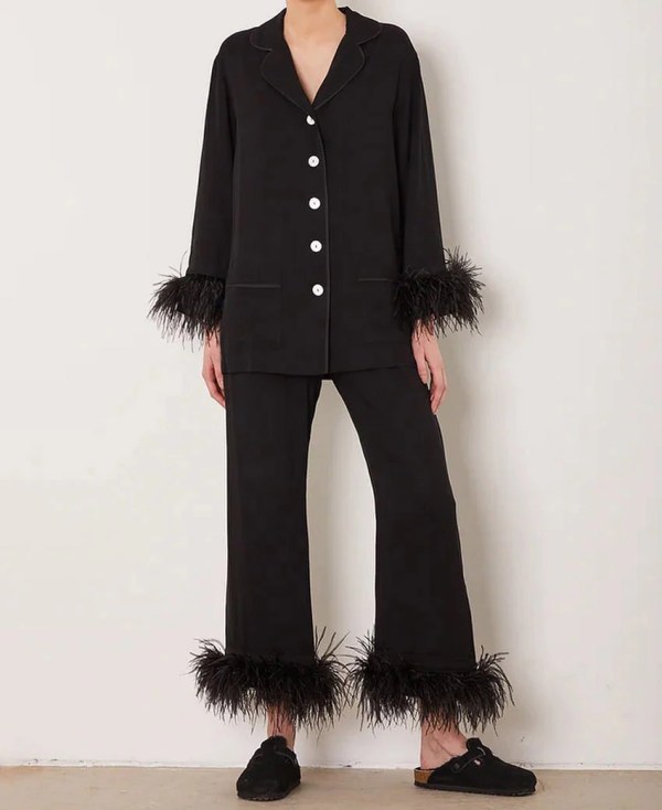 Women's Feather Pyjamas loungewear set