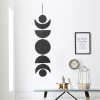Wooden Garland Farmhouse Beaded Wooden Moon