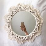 Bohoi Macrame Fringe Mirror 6