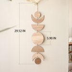 Farmhouse Beaded Wooden Moon Phase Garland 10 Farmhouse Beaded Wooden Moon Phase Garland 10