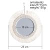 Bohoi Macrame Fringe Mirror 5 Bohoi Macrame Fringe Mirror 5
