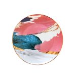 Gold Oil Painted Plate 3 Gold Oil Painted Plate 3