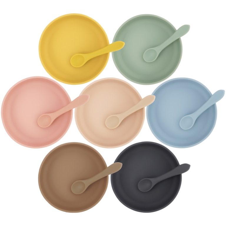 Silicone Baby Feeding Plate Suction Tableware 3