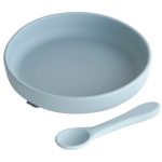 Silicone Feeding Plate Set Babies First Feeding Plate