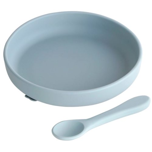 Silicone Feeding Plate Set Babies First Feeding Plate
