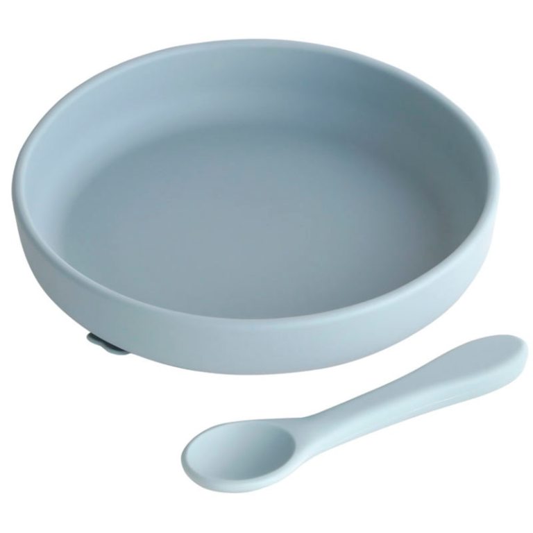Silicone Feeding Plate Set Babies First Feeding Plate