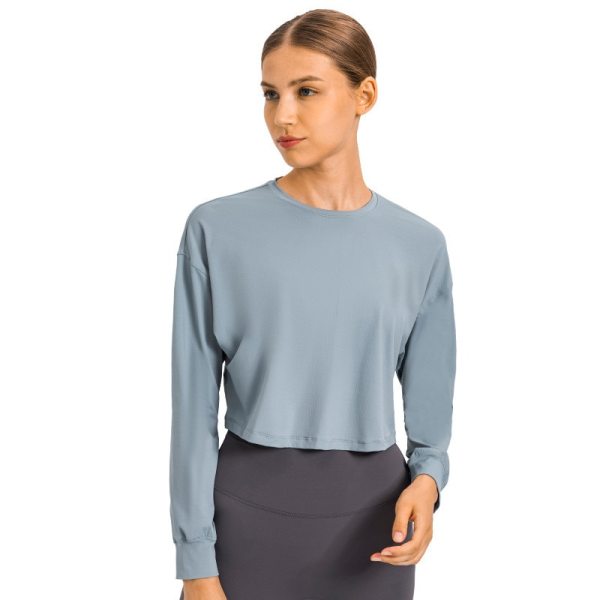 Haute Long Sleeve Cropped T Shirt 2 Haute Long Sleeve Cropped T Shirt 2