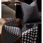 Classic Black & White Jacquard Cushion 5