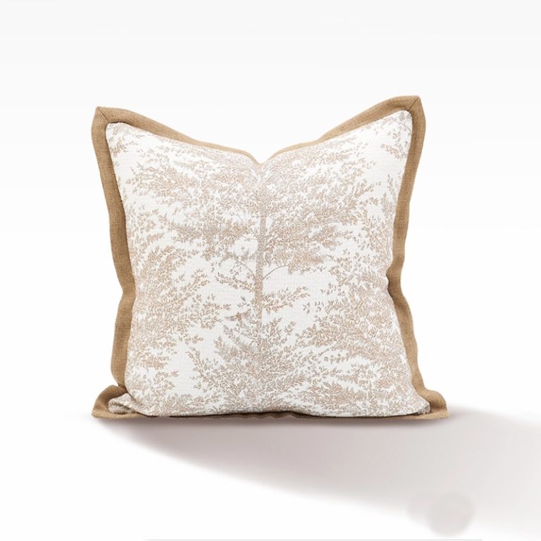 Ivory Linen Cotton Cushion Cover