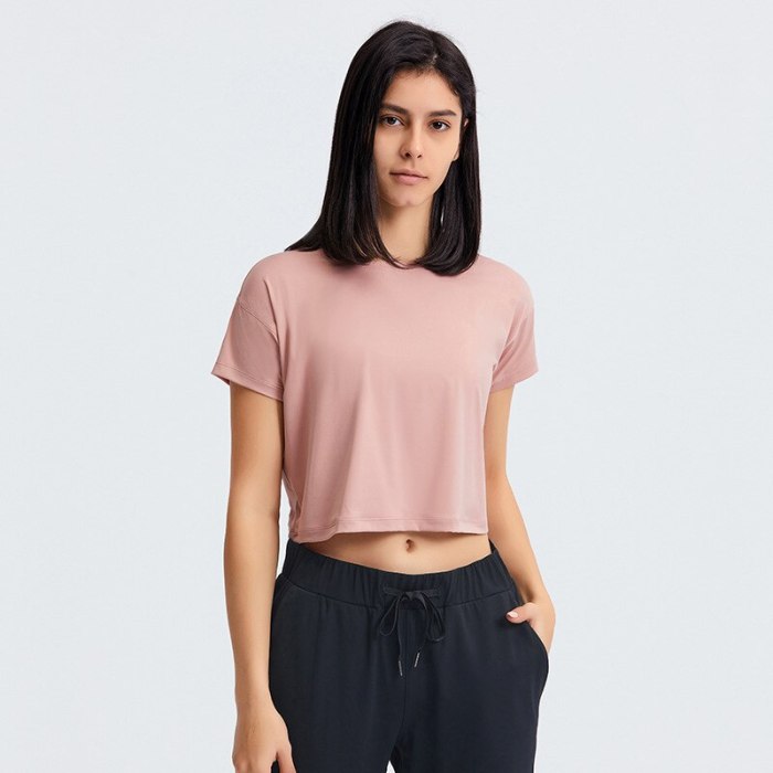 Haute Yoga Cropped T-shirt 2 Haute Yoga Cropped T-shirt 2