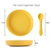 Silicone Baby Feeding Plate Suction Tableware 2 Silicone Baby Feeding Plate Suction Tableware 2