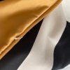 Modern Ivory Black Geometric Wave Cushion 3 Modern Ivory Black Geometric Wave Cushion 3