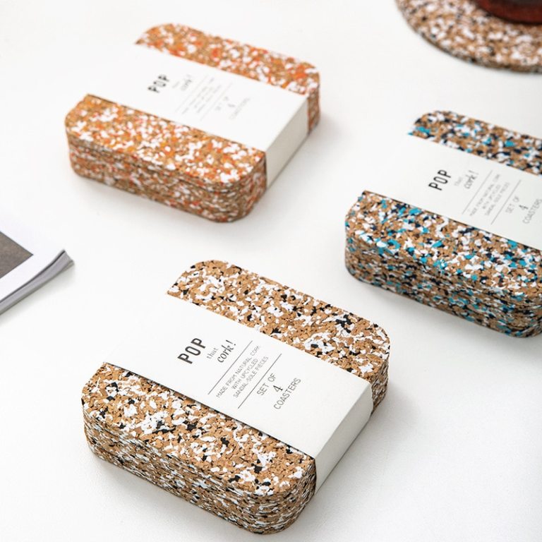 Terrazzo Cork Coasters 1