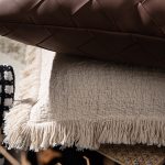 Classic Ivory Tassel Cushion 3