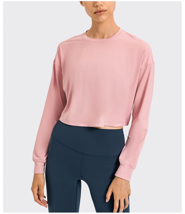 Haute Long Sleeve Cropped T Shirt 4 Haute Long Sleeve Cropped T Shirt 4