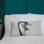 all-over-print-premium-pillow-20x12-back-lifestyle-4-63bbdb7e329fa.jpg Smiling Ostrich Luxury Cushion