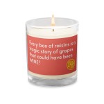 glass-jar-soy-wax-candle-white-front-63bbb15fa8df4.jpg Sarcastic Raisin Soy Candle