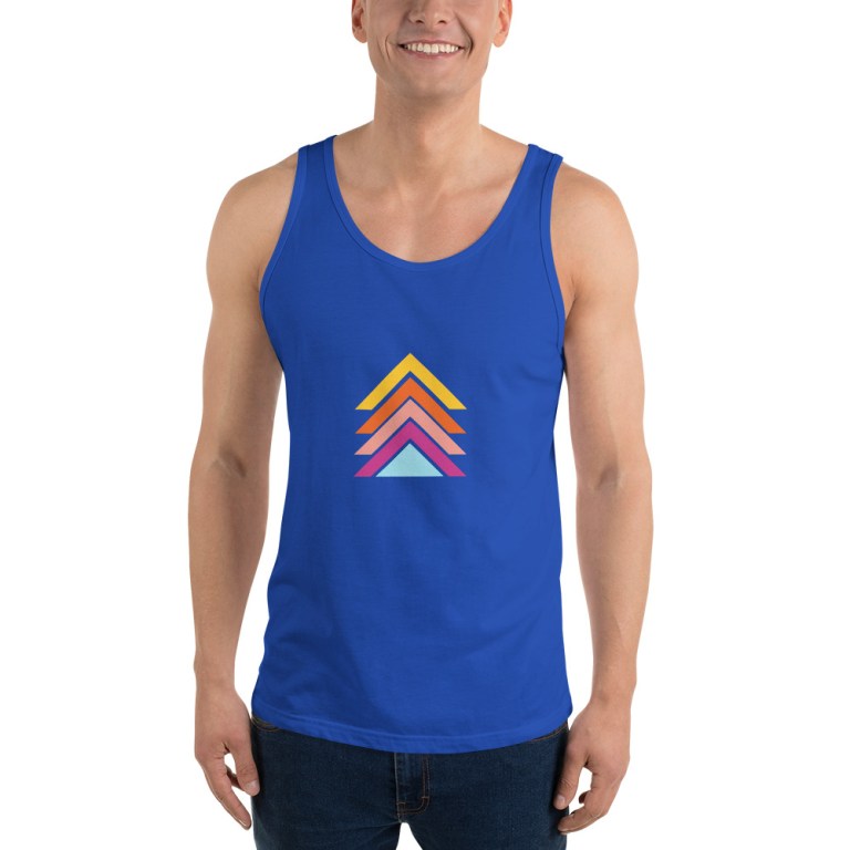 mens-staple-tank-top-true-royal-front-63bbb424509bc.jpg Vida Rebel Men's Summer T Shirt Tank