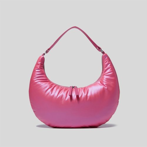 Barley - Half Moon Quilted Shoulder Bag 1 Barley - Half Moon Quilted Shoulder Bag 1