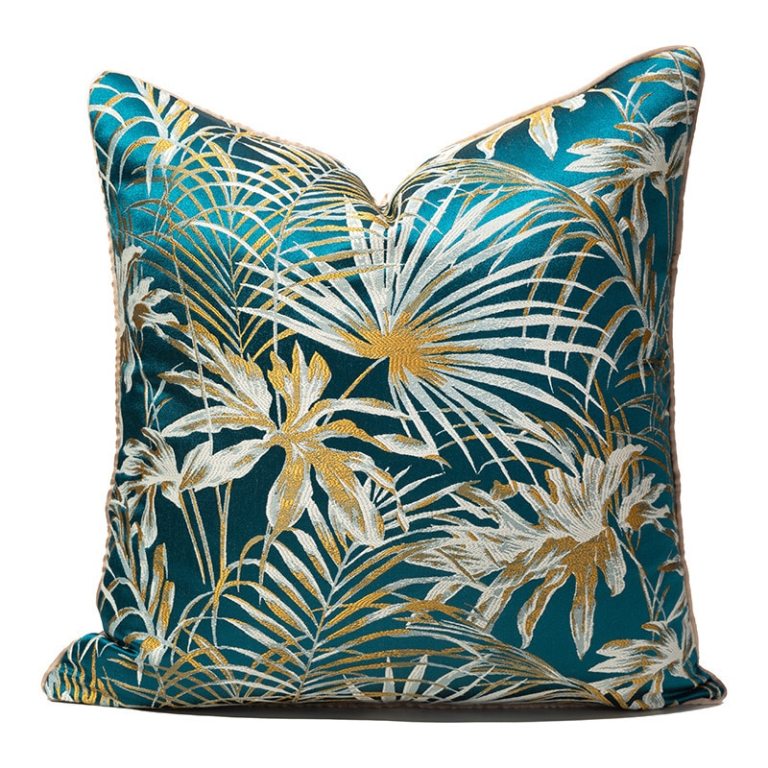 Cushion Flora Orchid Jacquard