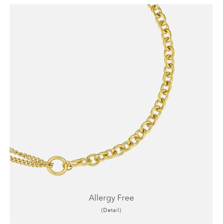 Linked Chain Choker Necklace 8