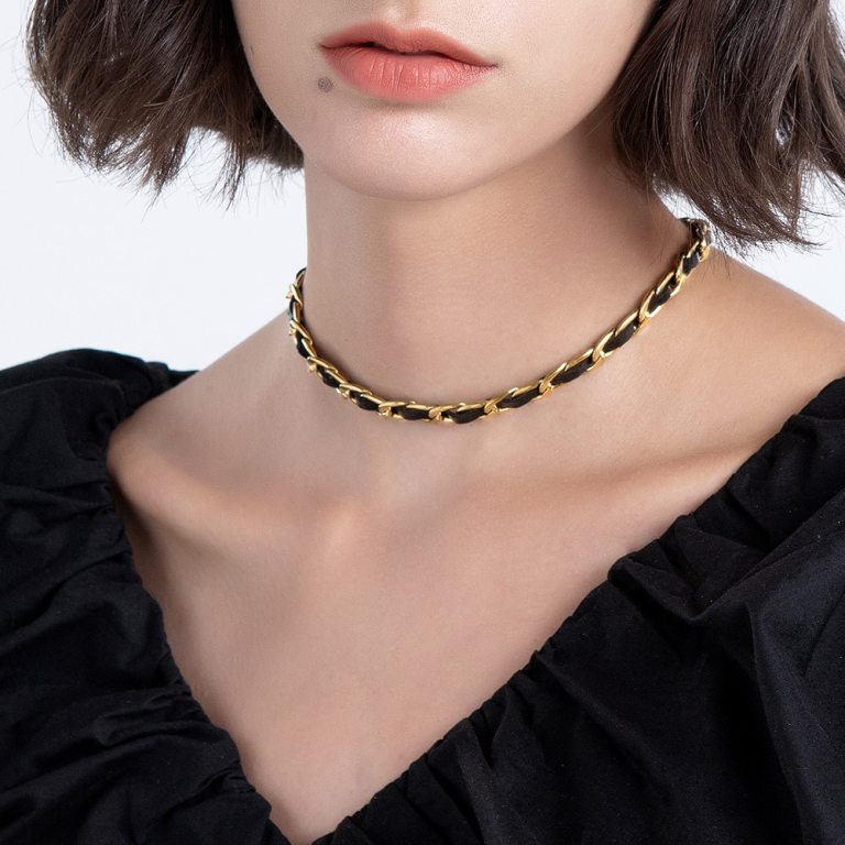 Leather Chain Necklace 2 Leather Chain Necklace 2