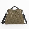 Women's Quilted Crossbody Bag with Strap
