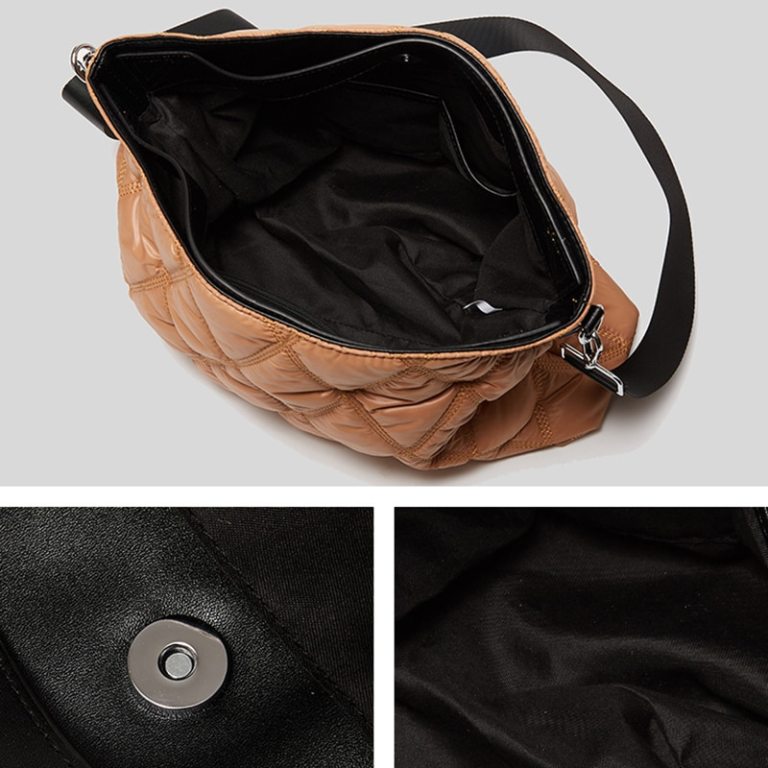 Barley - Large Quilted Crossbody Bag with Strap 3 Barley - Large Quilted Crossbody Bag with Strap 3