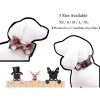 Plaid Dog or Cat Collar with Bow Tie 4