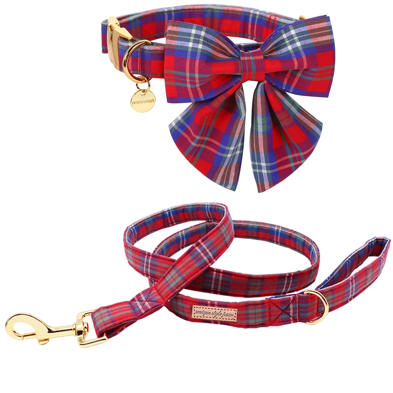 collar bow leash