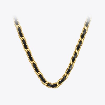 Leather Chain Necklace Great Gift Leather Chain Necklace Great Gift