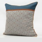 Luxurious Geometric Jacquard Patchwork Cushion 2