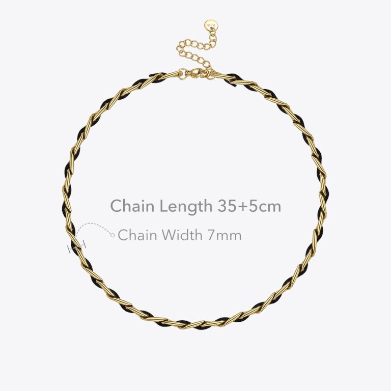 Leather Chain Necklace 3 Leather Chain Necklace 3