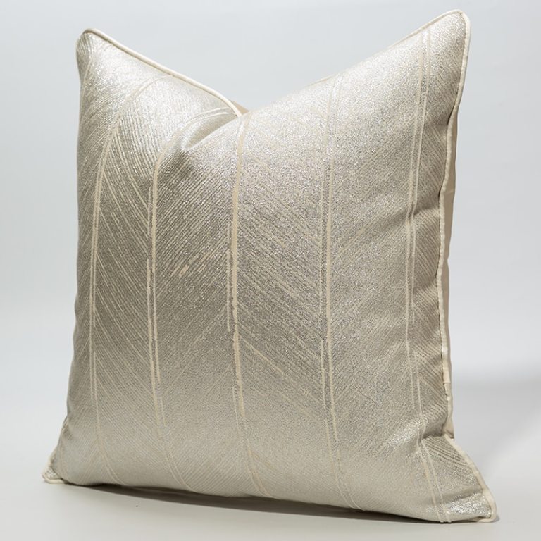 Luxury Ivory Geometric Art Cushion Cover 3