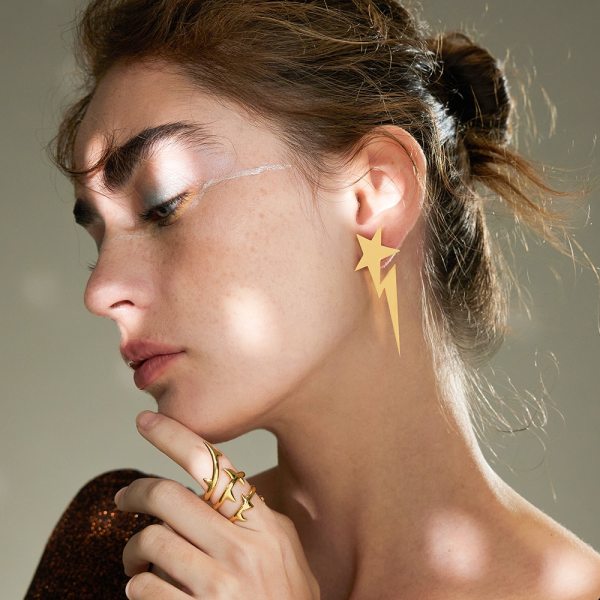 Lightning Drop Star Earrings 3 Lightning Drop Star Earrings 3
