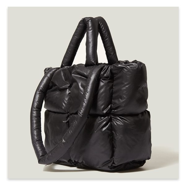 Barley - Fluro Green Quilted Tote Bag 17