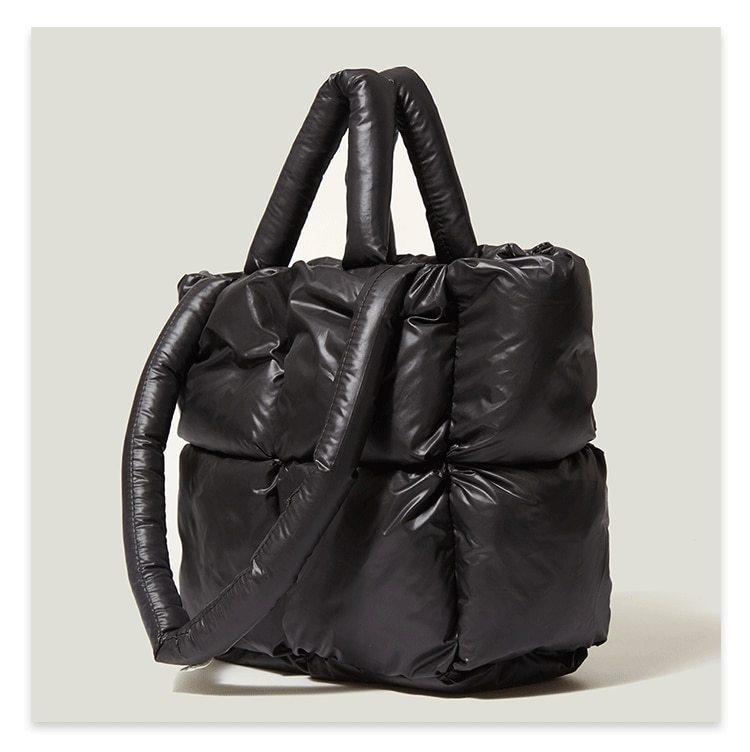 Barley - Fluro Green Quilted Tote Bag 17