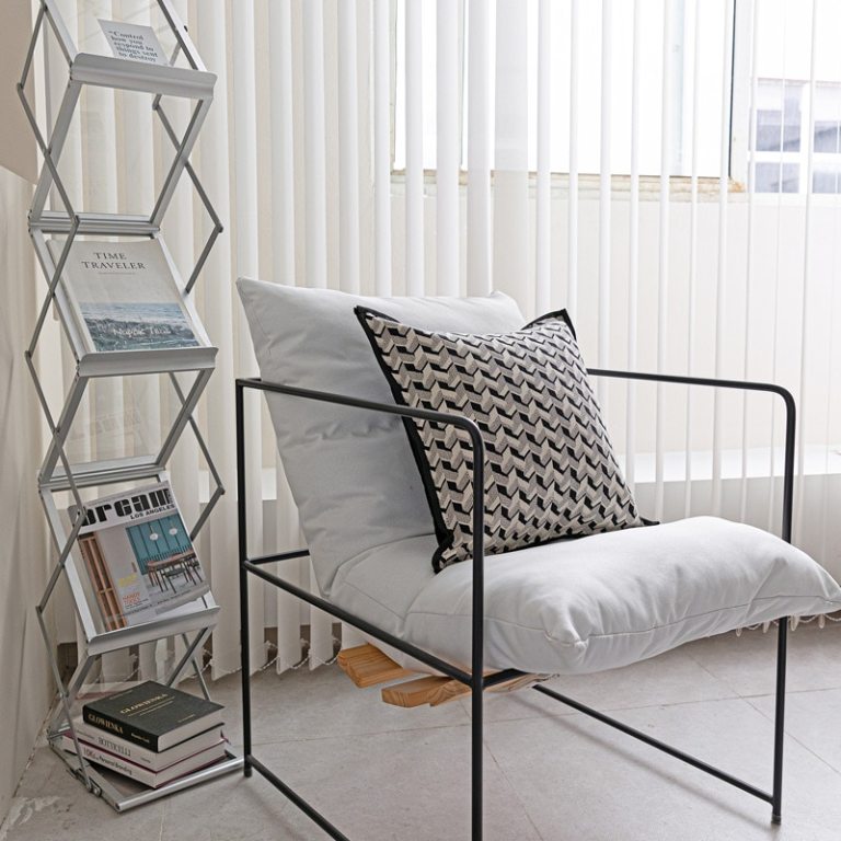 Geo Square Jacquard Cushion Cover 4