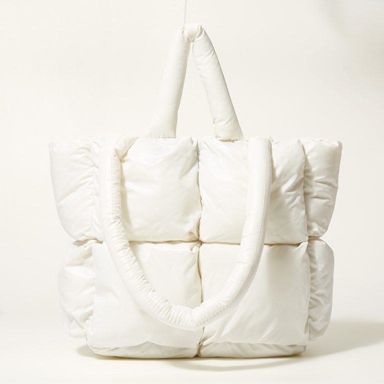 Barley - Fluro Green Quilted Tote Bag 9