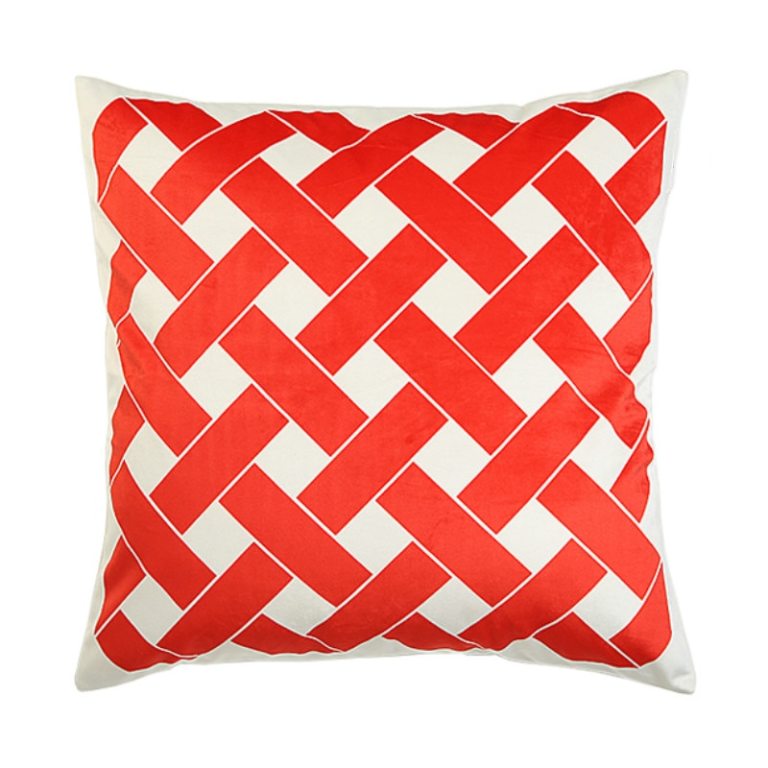 Soft Modern Geometric Velvet Cushion 3