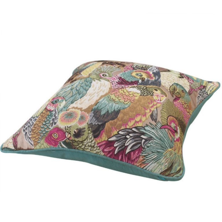 Jungle Birds Jacquard Art Cushion 5