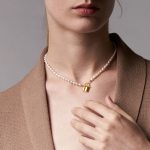 Natural Pearl Chain Choker Necklace 2