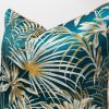 Flora Orchid Jacquard Cushion 3